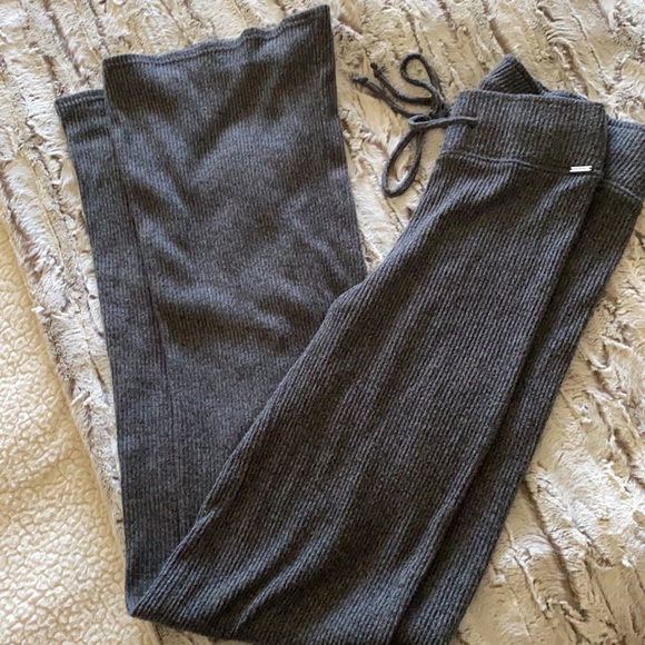 Gilly Hicks gray flare lounge pants. - Picture 2 of 5